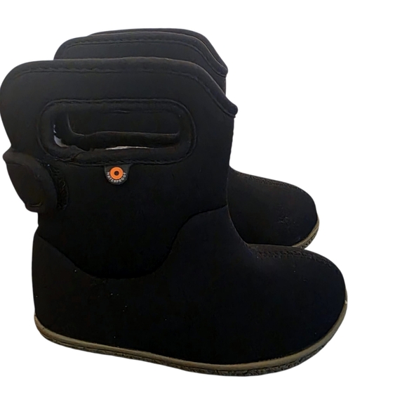 Bogs Baby Pull On Black Boots - Picture 1 of 4